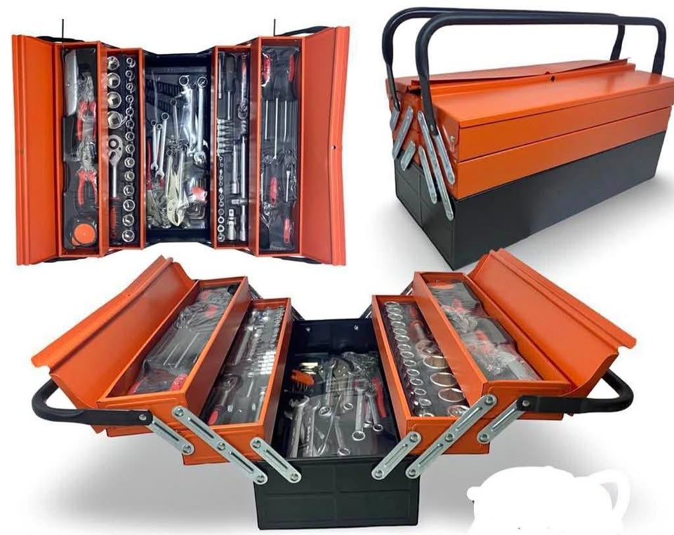 Professional 85-Piece Mechanical Tool Set with Cantilever Metal Box for rent in Cape Town